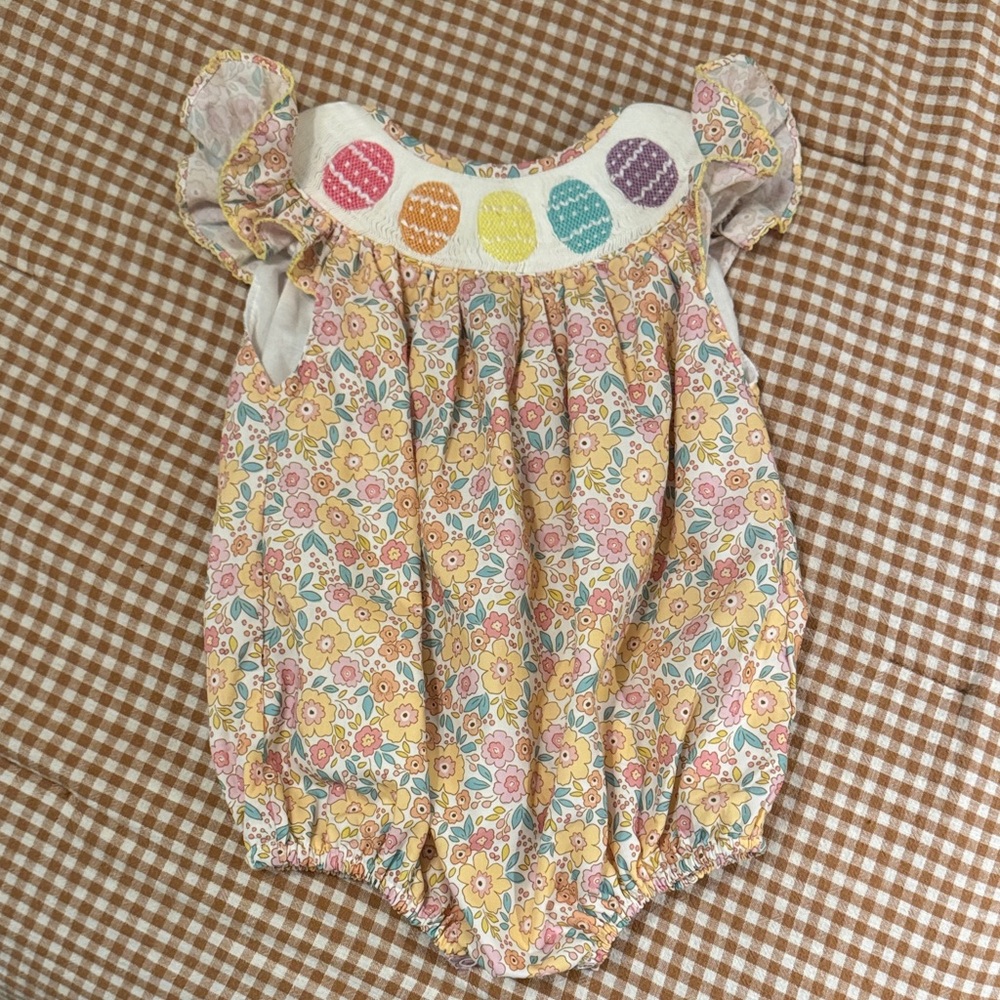 Poppy Kids Co Easter Egg Floral Bubble